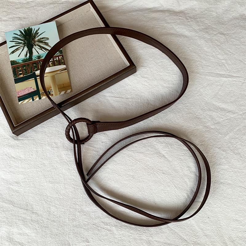 Chaîne Écharpe de Taille Y2K Punk Rouge - Accessoire de Ceinture Hip Hop Polyvalent pour Femme