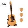 Musician Desk Decoration Guitar Pick Holder with Stand Wooden Plectrum Display Storage Box Miniature Shape Organizer for Lovers Portable