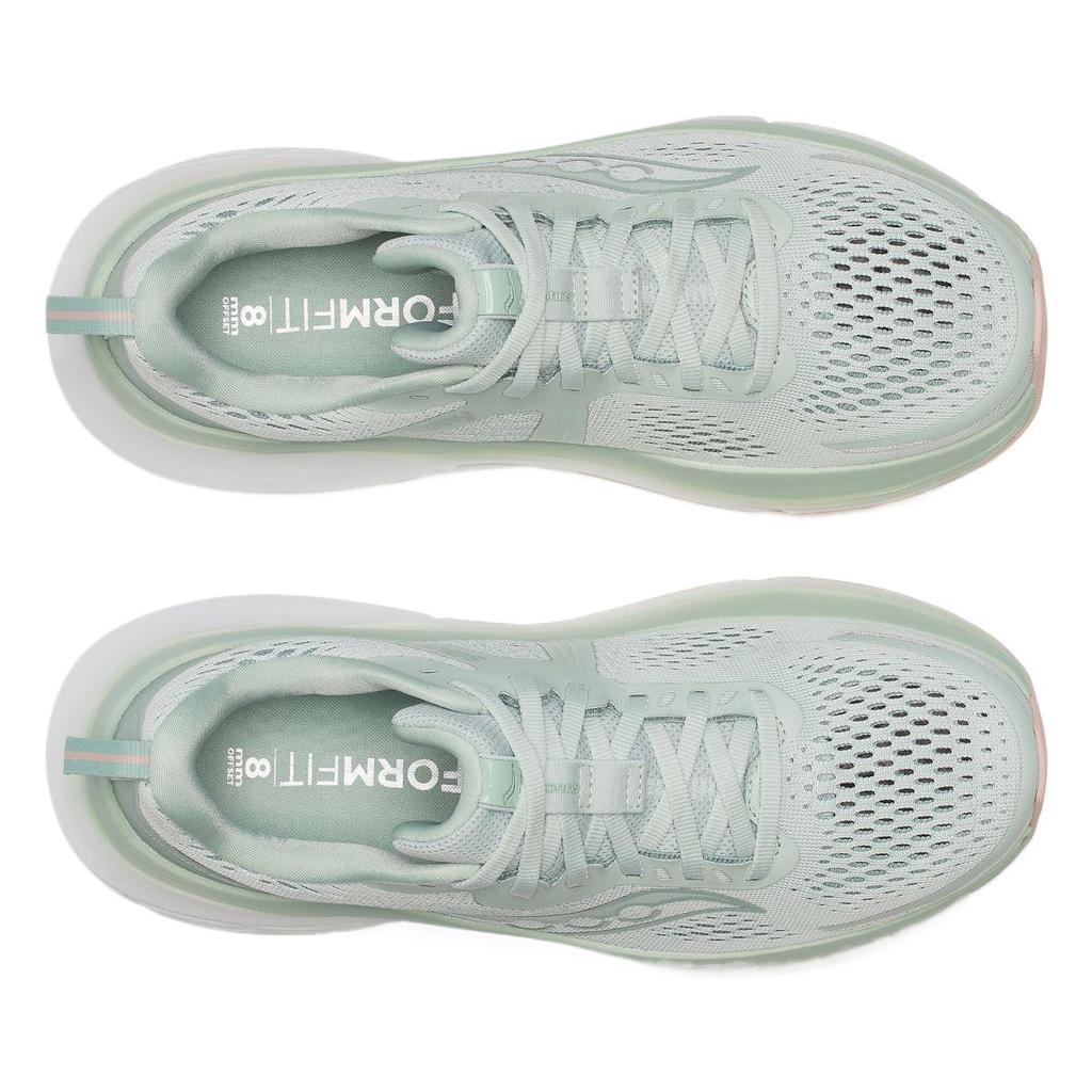 Saucony Women's Guide 18 White Mist Pink Running Shoes S10998-221