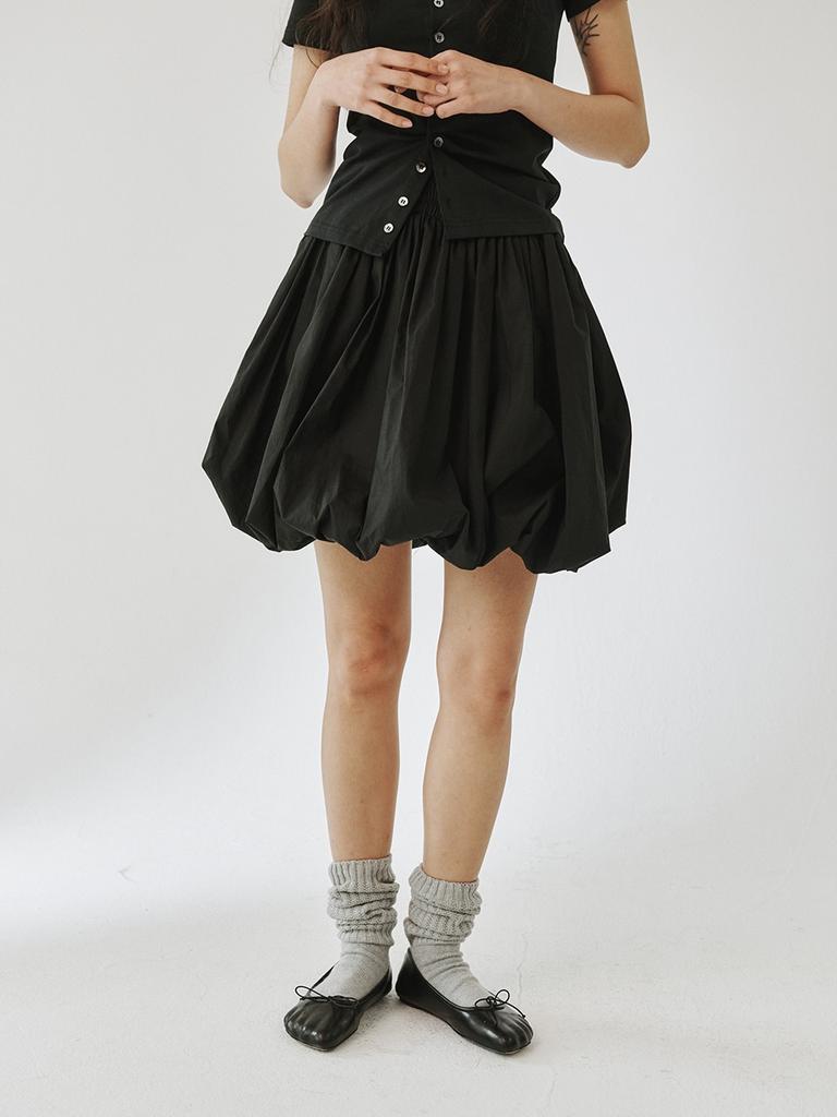 Peullijeupeulojegteu Balloon Skirt, Black