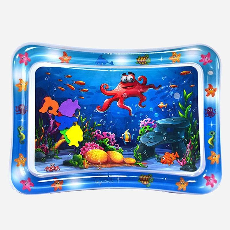 Inflatable Baby Water Play Mat With Refillable Pvc For Crawling Development And Baby Gift