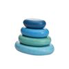 Giocattolo Montessori in Legno Giocattolo Pietra Arcobaleno Impilabile BO BPA Colorato Educazione del Bambino Gioco Sensoriale di Equilibrio Giocattolo Blocchi da Costruzione Regalo per Bambino