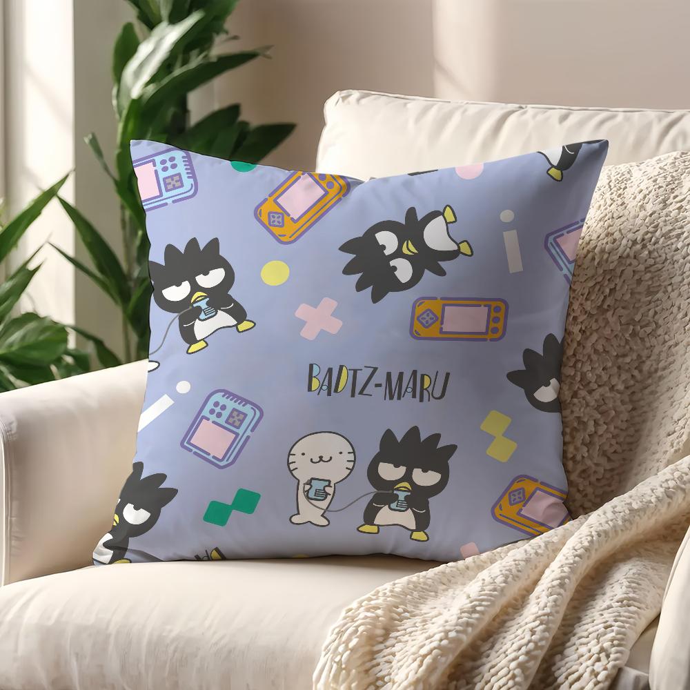 Cartoon Bad Badtzmaru Cushion Cover For Pillow Printing Sofa Decoration Home Car Room Coffee Shop Office Nordic Simplicity