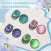 Biutee Gel Nail 6 Colors Magnetic Nail Fine Diamond Dazzling Cat Eye Gel Polish, Glitter, 8ml, UV/LED Compatible, Sparkling, Polish, Glitter, Gel,