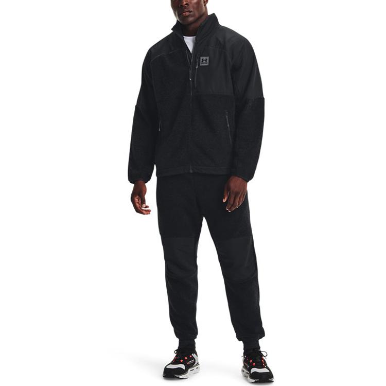 Under Armour Solid Color Lace-Up Training Pants Men Bottoms Black 1367634-001