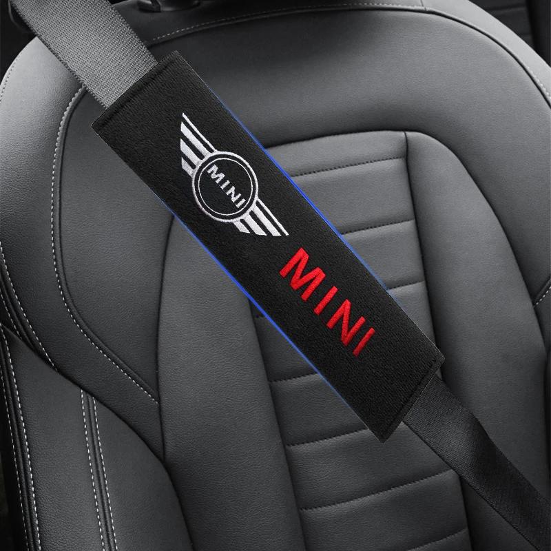 New Car seat belt cotton shoulder protection Car Accessories For BMW Mini Cooper F54 F55 F56 R56 R60 SONE Roadster Clubman Coupe