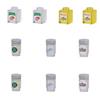 City Food Building Blocks Character Accessories Printing Set Fish Mushroom Fruit Burger Refrigerator Hot Dog Pizza Basin Toy