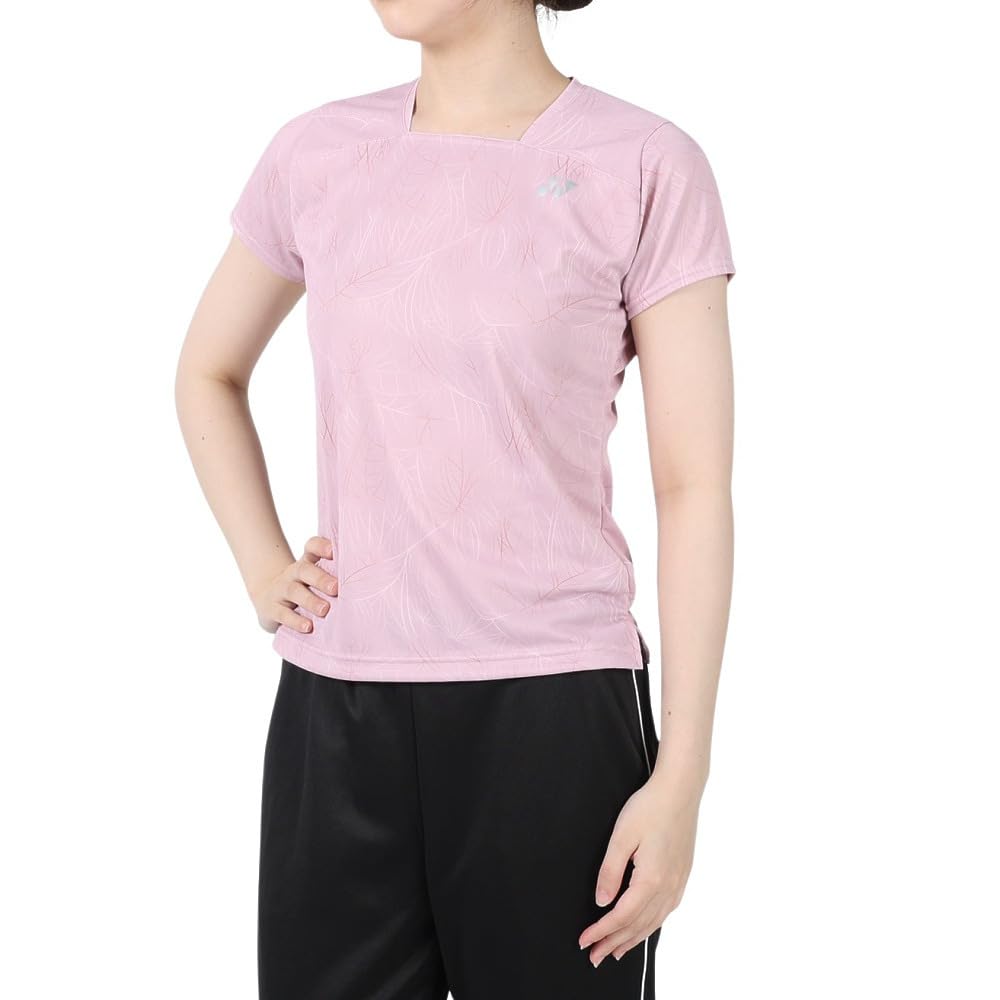 

Yonex Short Sleeve Game Natural Pink Size L Women s Shirt, (523),