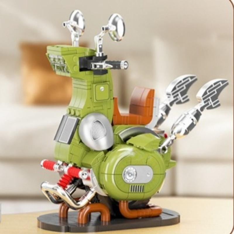 Educational Motorcycle Puzzle Toy Assembly Kit For Kids - Interactive Building Block Plaything Gifts For Children