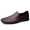 FashionBritish Style High-quality Men's Genuine Leather Casual Shoes Soft Soles Anti Slip Loafers Office Men's Business Dress Shoes