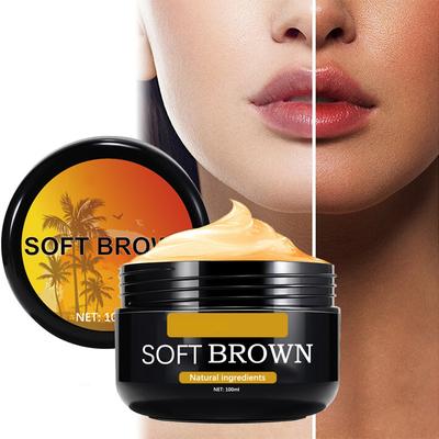 Creme bronzeador marrom, creme acelerador de bronzeamento solarium, creme acelerador de bronzeamento, eficaz em espreguiçadeiras, bronzeamento rápido