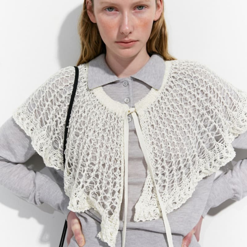 Maggie Sheer Layed Cool Skirt (Ivory)