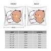Panda Bear Couple Anime Cartoon  Square Pillow Cases Bubu And Dudu Cushion Covers Fashion Zipper Decor Pillowcase for Home 18