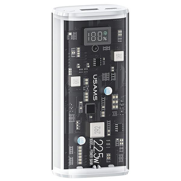 USAMS Powerbank 9000mAh PD 20WQC3.0+PD Dual-Port Fast Charge White/white 10KCD18902 (US-CD189)