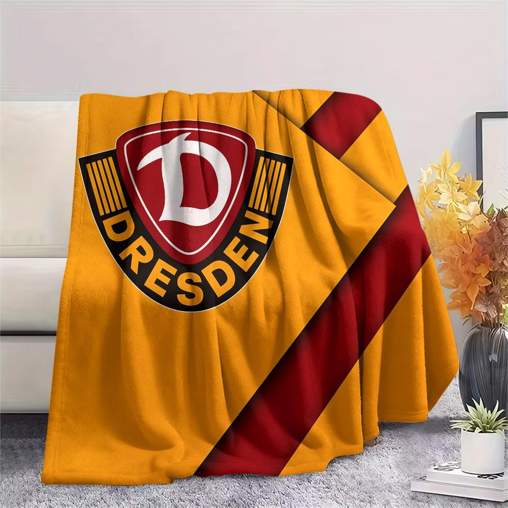Coperta in Flanella con Stampa Dynamo Dresden, Alta qualità Confortevole per Tutte le Stagioni, Arredamento per la Casa, Calore e Comfort