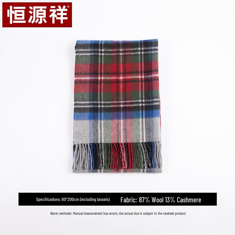 Hengyuanxiang Women's Wool & Cashmere Blend Scarf