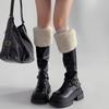 Winter Platform Thick Sole Women Knight High Boots Comfort Warm Cotton Snow Shoes Ladies Punk Height Increase Long Booties
