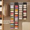 Foldable Compartment Storage Hanger Roll Organiser Closet Storage Hanger  Closet Organisation