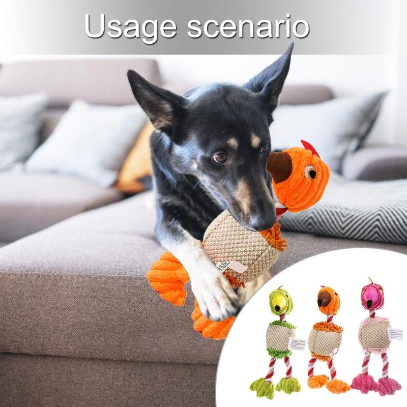 Dog Molar Toy for Puppy Tossing Toy for Indoor Dogs Aggressive Chewer Prevent Obesity Grinding Resistant