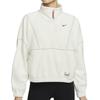 Logo Sports Casual Pullover Long Sleeve Half Zip Sweatshirt Women Sweatshirt White HV8465133