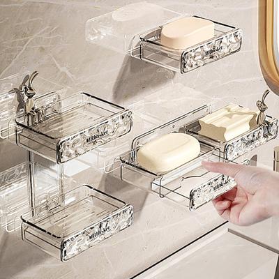 Portasapone Organizzatore di sapone per doccia a parete salvaspazio Portasapone staccabile facile da pulire per il bagno di casa