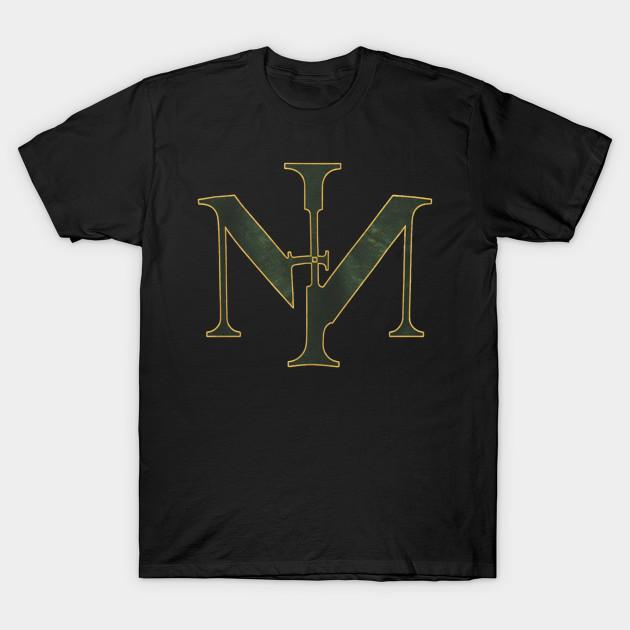 

Men Black Print T-shirt Nine-Inch-Nails No-Cut Transfer Paper Print Cotton Tshirt M чорний