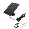 Kamera-Solarpanel, IP65, wasserdicht, Kamera-Ladegerät, 5 V, 4 W, hohe Effizienz für USB C