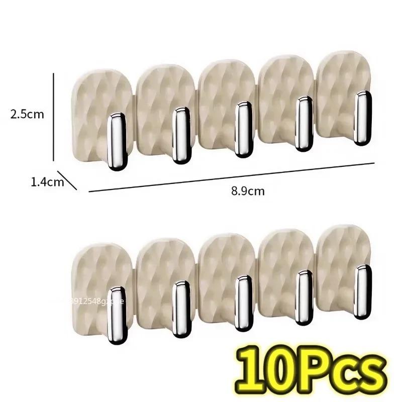 5-20pcs Multi Row Mini Hook Necklace Storage Rack Jewelry Display Rack Hanging Necklace Racks Hanging Necklace Wall Hangings