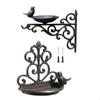 Nordic Styles Cast Iron Bird Feeder Wall Mounted Wild Bird Feeding Station Ornaments For Garden Balcony Yard Decoration P9YB