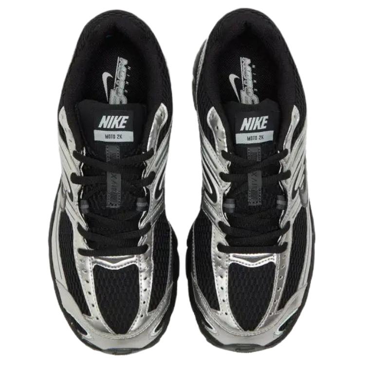New Nike Air Max Moto 2K Low Top Running Shoes Women's Black Silver HQ2056-007