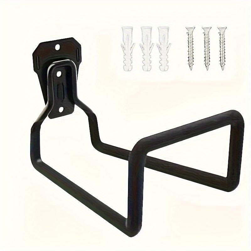 

Сверхпрочный держатель для садового шланга, устойчивая к ржавчине настенная стойка для хранения, органайзер для шланга для улицы, сада и гаража, современная прочная конструкция чёрный