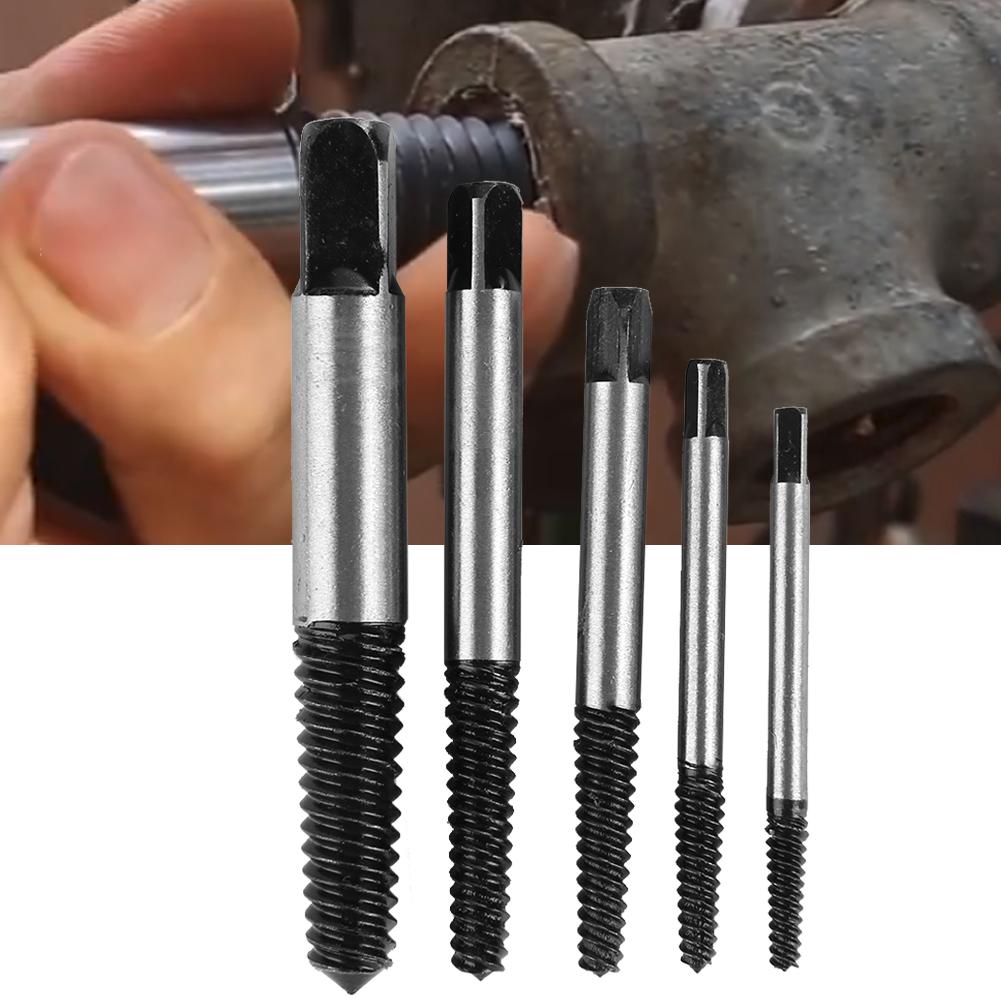 Water Pipe Broken Wire Screw Extractor Damaged Bolt Remover Picker Tool 5pcs