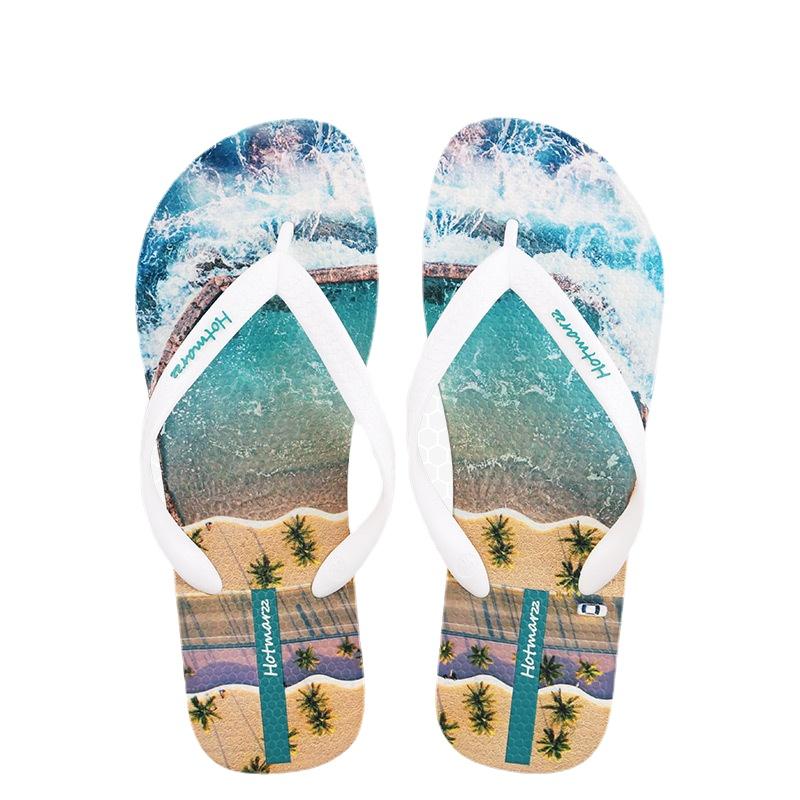 Fashion Men's New Flip-flops Men's Outer Wear Flip-flops Men's Trendy Beach Shoes Zapato De Hombre Slides for Women 2024 Summer