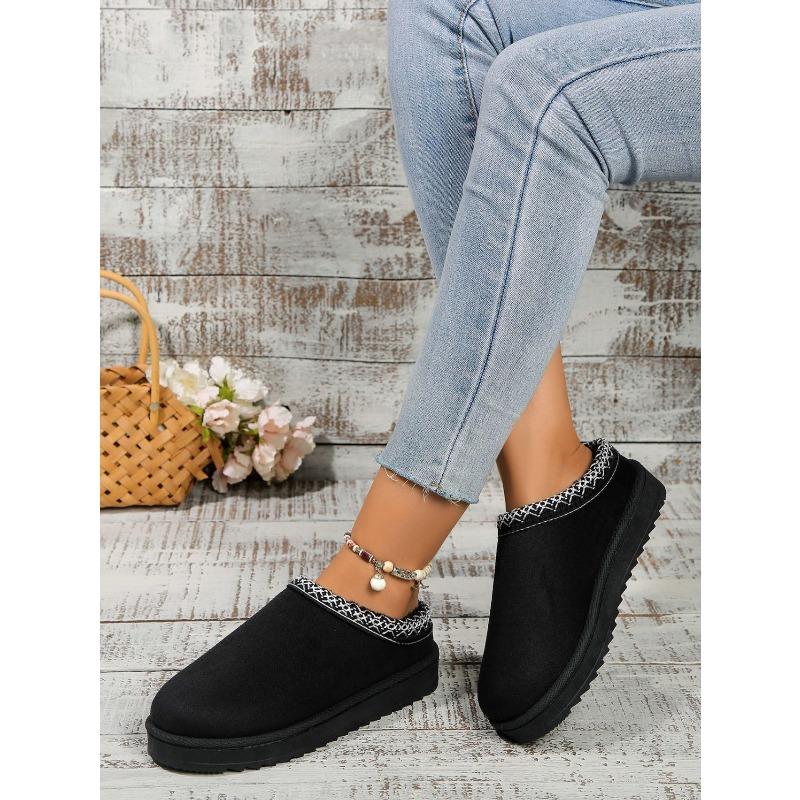 New Autumn/Winter Lace-Up Ethnic-Style Fashion Snow Boots Plus Size Women's Shoes Thickened Cotton-Lined Boots