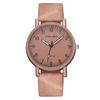 Arabic Numeral Wristwatches for Women, Luxury Casual Leather and Quartz Watches Watch for Dropshipping