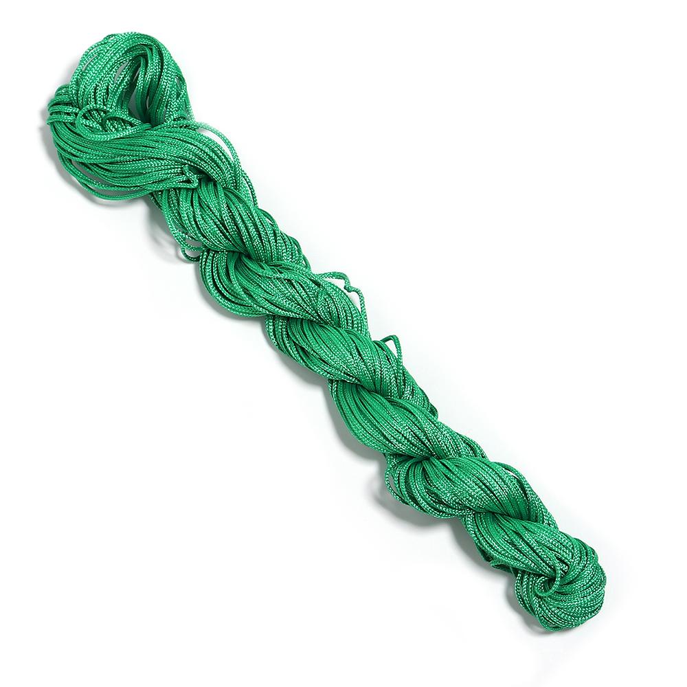 1/1.5mm Multicolor Nylon Cord Chinese Knot Thread Braided String for Jewelry Making Bracelet Tassels Beading Thread Supplies
