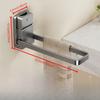 Suction Cup Foldable Towel Ring, No Punch Bathroom Storage Holder For Towels Hair Bands And Jewelry Organizer Rack