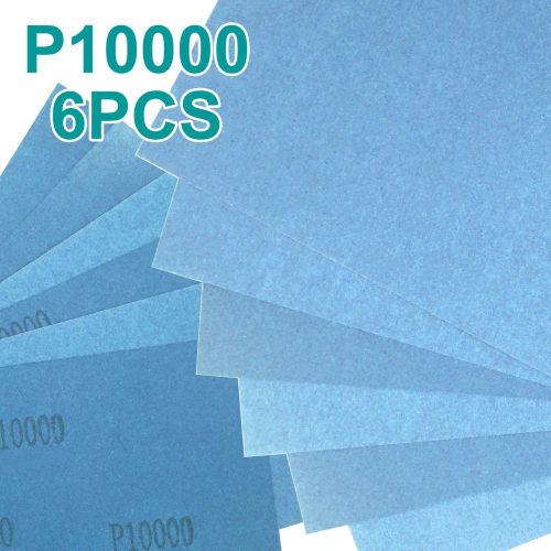 Akuoly Sandpaper for Precision Finishing Polishing, 2500, 3000, 5000, 7000, and 10000 Grits, 30 Sheets