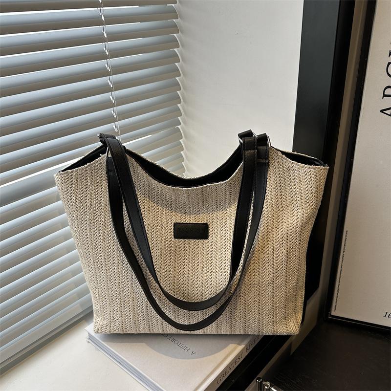 Schöne lässige einfache süße Schulter-Achseltasche Sommer vielseitige Handtasche Pendler Damen Tasche