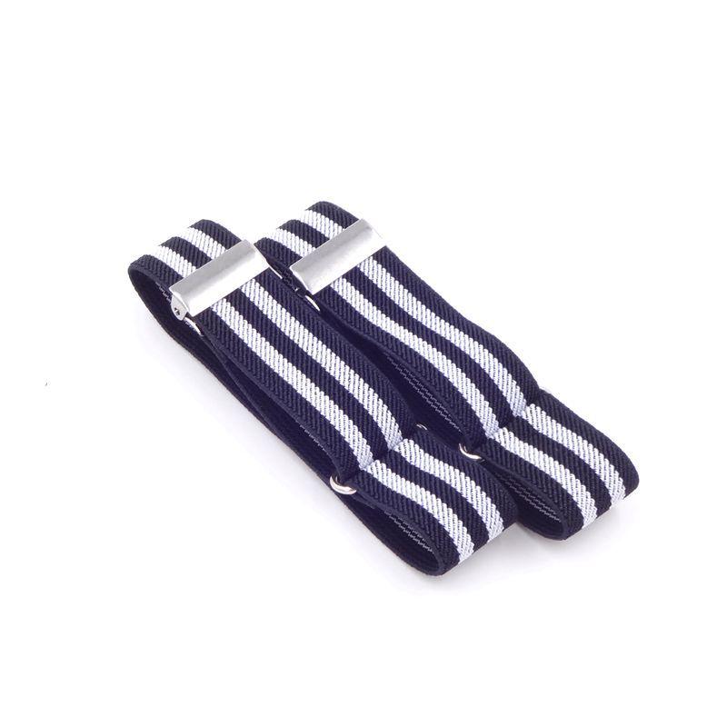 "Women's Shirt Fabric Cuffs and Men's Armbands, 2.5cm Elastic, Versatile Bracelets"