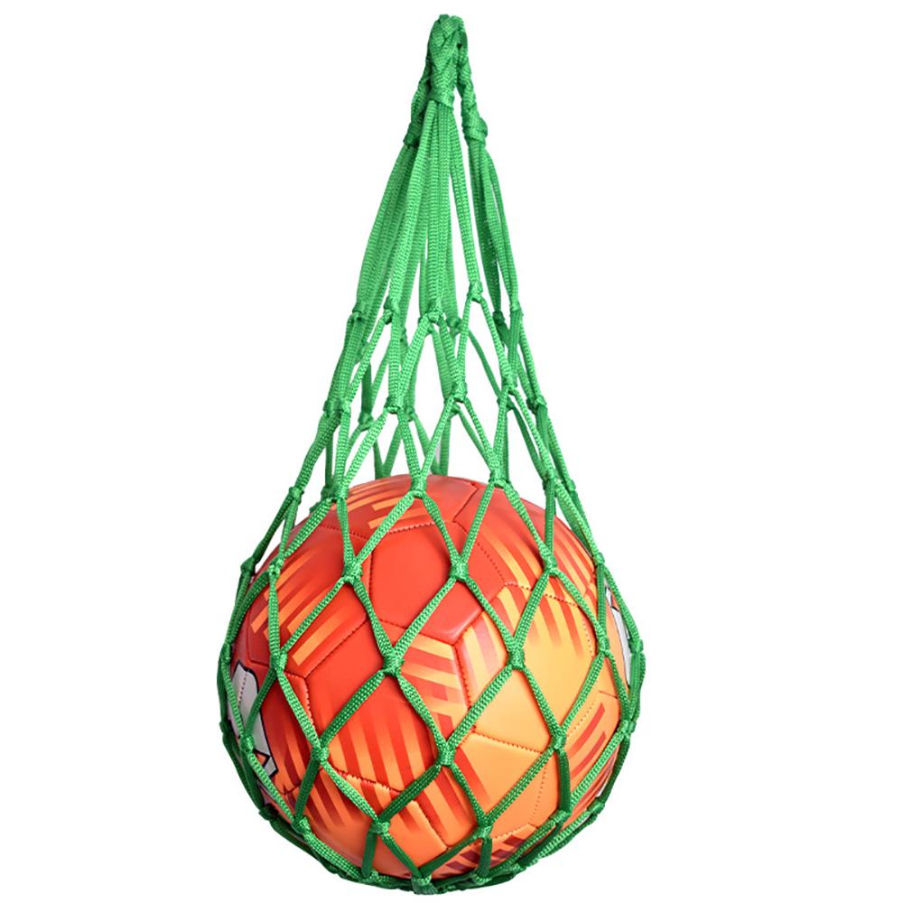 Basketball Net Bag Nylon Weave Storage Bag Single Ball Carry Portable Equipment Outdoor Sports Football Soccer Volleyball Bag