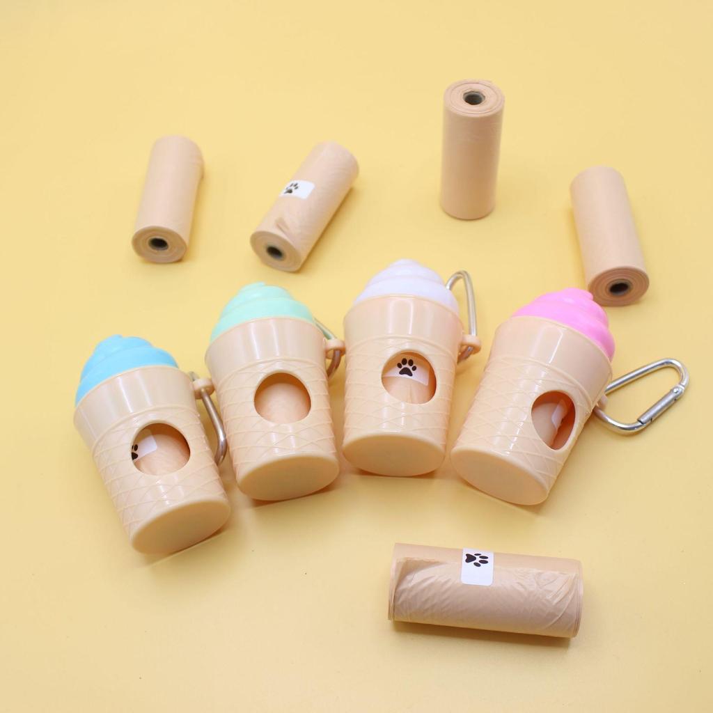 Creative Pet Ice Cream Dispenser & Poop Scooper Box