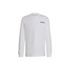 Originals Casual Solid Color Back Large Long Sleeves White Men's HT1661