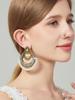 European & American Retro Beaded Tassel Fashion Earrings - Exaggerated Long Style for Women