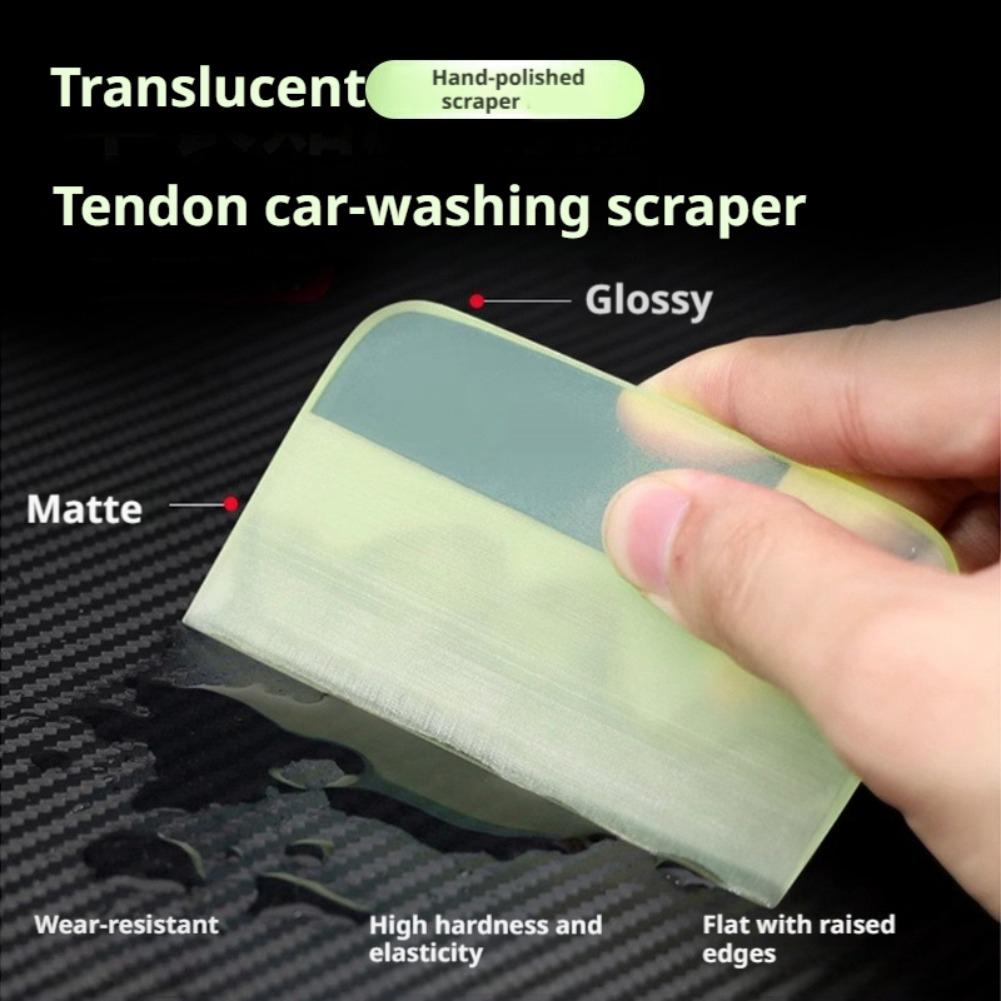 TPU Soft Scraper for Car PPF Paint Protection Film Flexible Beef Tendon Squeegee Vinyl Wrap Window Tint Water Scraper Tool