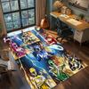 Legendary Super Sentai Ninja Style Rug Carpet Large Area Rug Non Slip Washable Floor Mat Gamer Room Bedroom Home Decor
