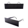 Black Long Frames Square Coded Pixel Sunglasses Flat Sunglasses Rectangular Party Ball Large Sized Sunglasses Unisex Spectacles