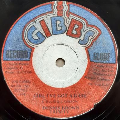 12inch Record DENNIS BROWN, TRINITY / JOE GIBBS & - Girl I've Got A Date / Blind Date JGMD8036 Joe Gibbs Recor 1979 US Reggae, Ska & Dub Used
