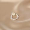 Hot Sell Elegant Sunflower 100% Natural Freshwater Pearl 14K Gold Filled Female Ring  For Women Party Gifts Cheap