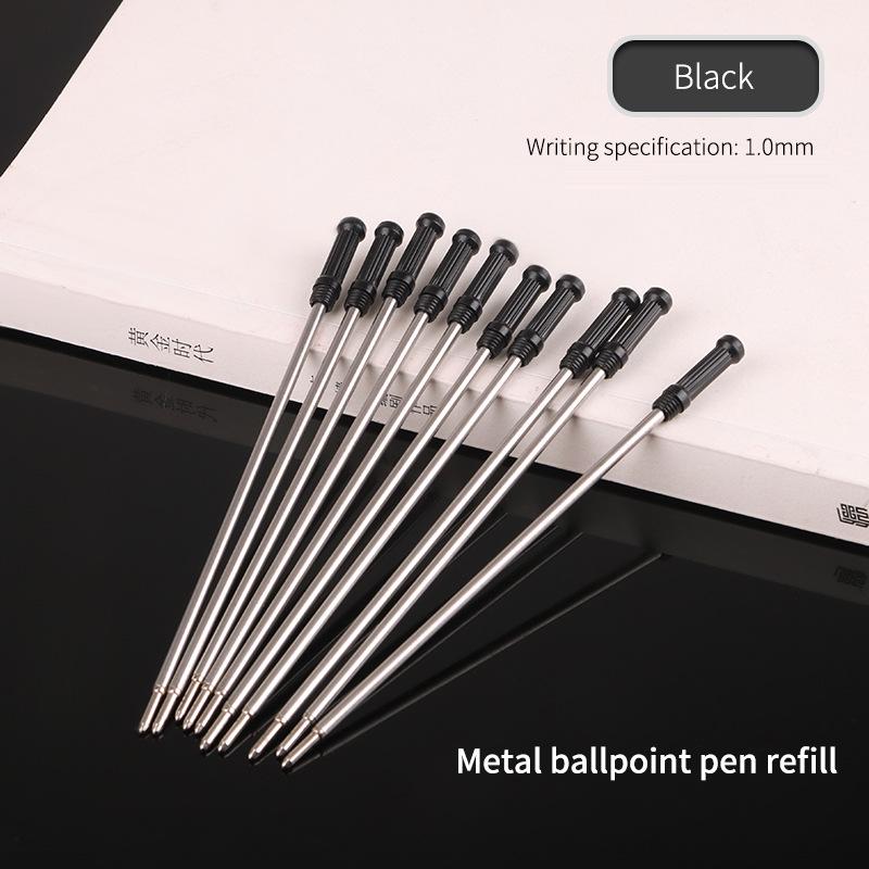 1.0mm High-End Metal Ballpoint Pen with Replaceable Medium Oil Refill
